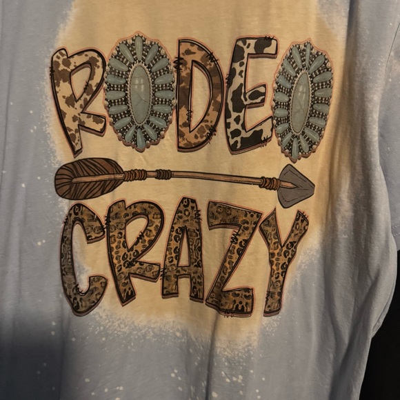 Bella Canvas Tops - ✨ Bella + Canvas Rodeo Crazy Graphic Tee | Size L ✨